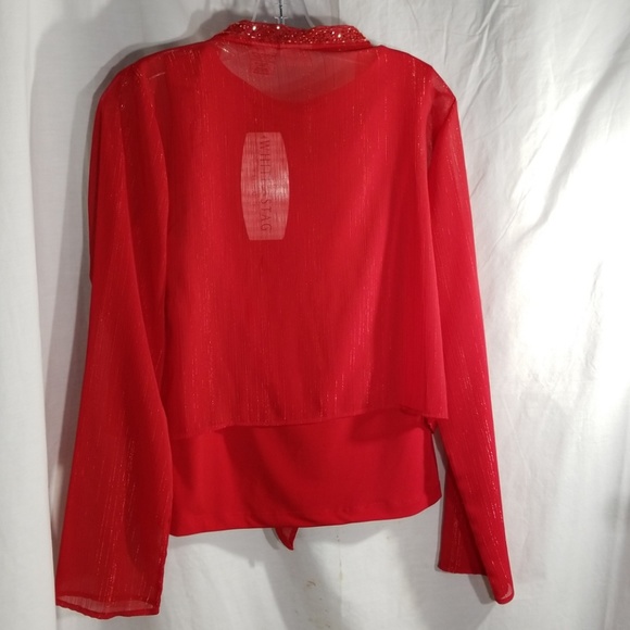 NWT White Stag shrug set with embellishments - Picture 3 of 5